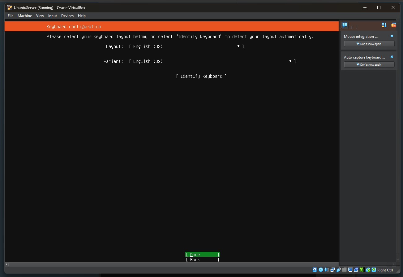 Keyboard Layout Selection