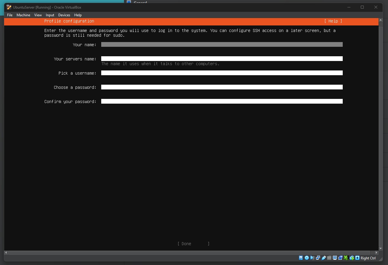 Profile Configuration