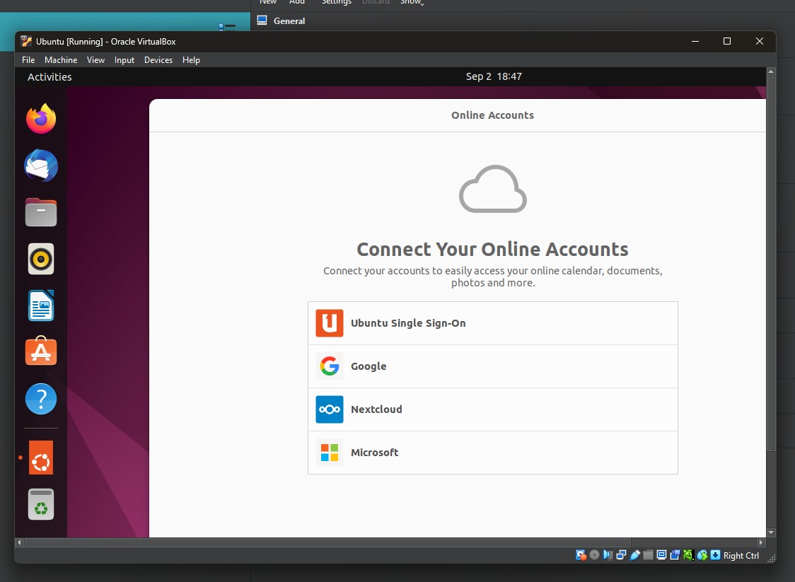 Connect Your Online Accounts Prompt